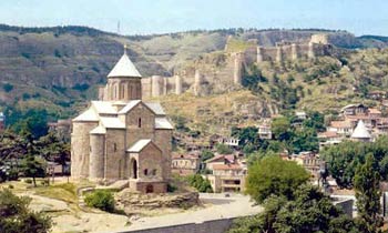 Tibilisi - zamek Metechi